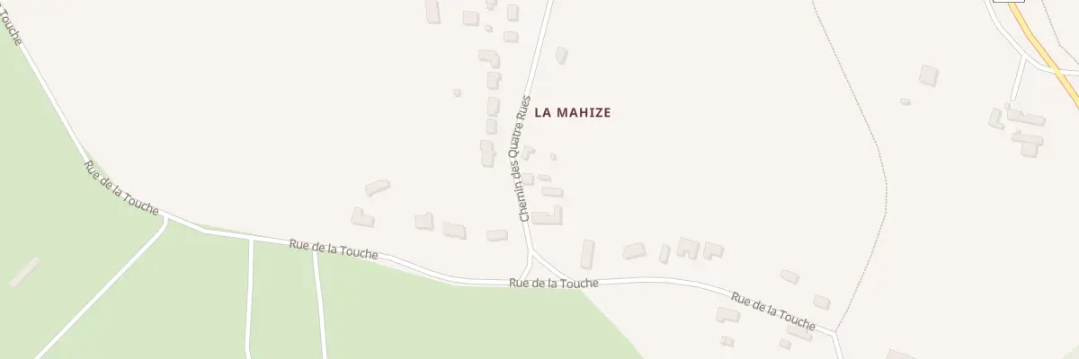 Plan du 8 Che des 4 Rues à Donnery
