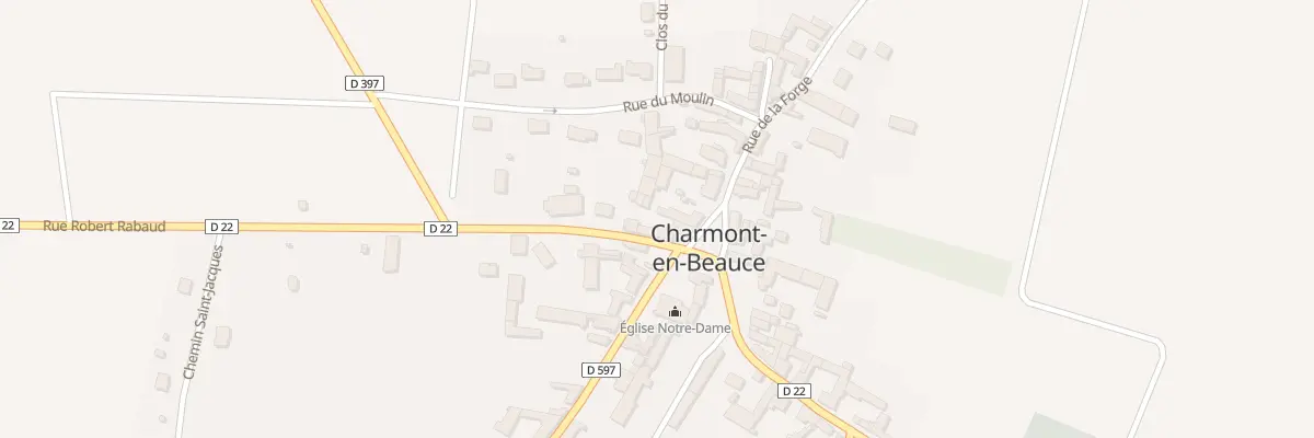 Plan du 1 Rue de la Forge à Charmont-en-Beauce