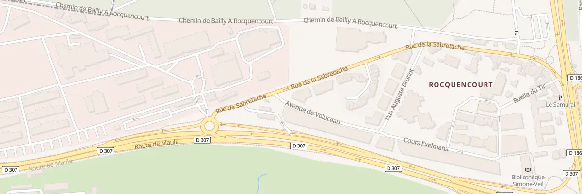 Plan du 27 Rue de la Sabretache au Chesnay-Rocquencourt