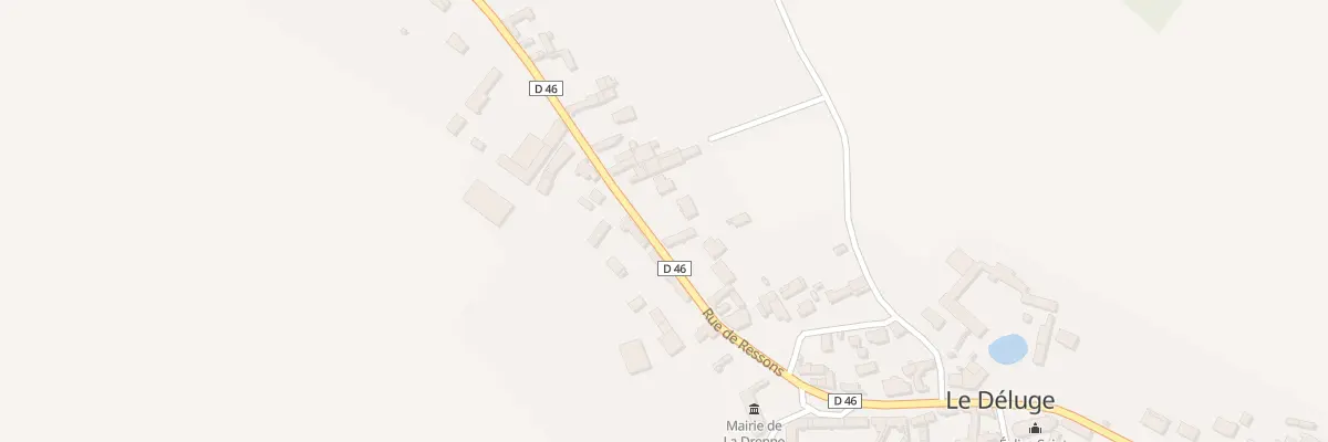 Plan du 36 Rue de Ressons à La Drenne