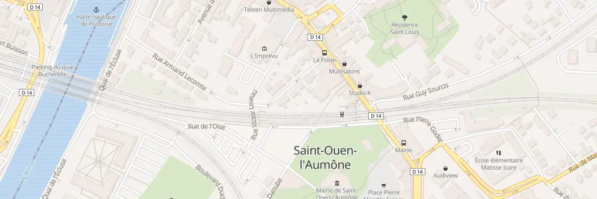Plan du 9 Rue Armand Lecomte à Saint-Ouen-l’Aumône