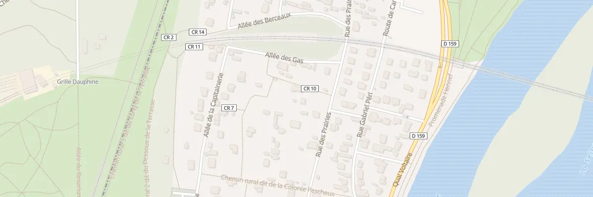 Plan du 43 Rue des Prairies au Pecq