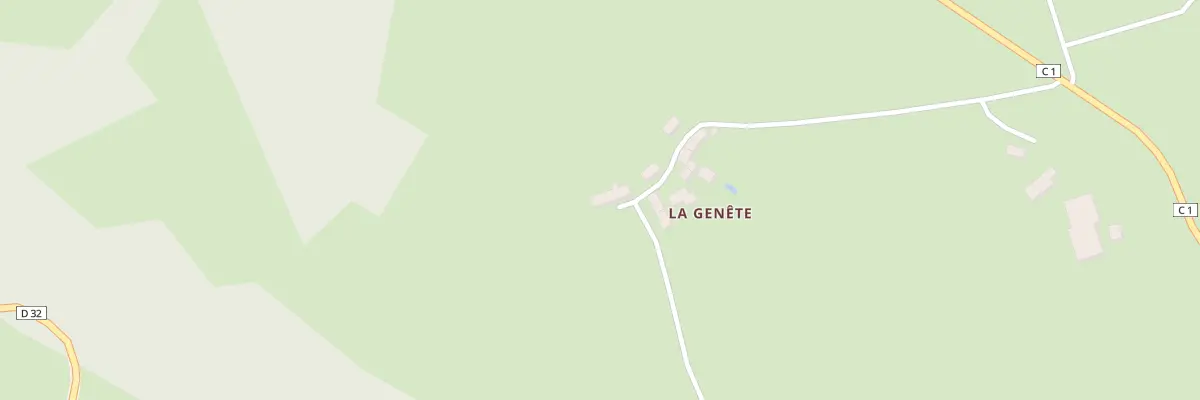 Plan du 4 La Genête à Saint-Marc-à-Frongier