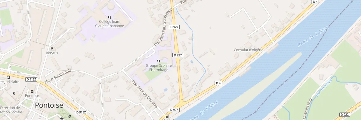 Plan du 8 Rue de l’Hermitage à Pontoise