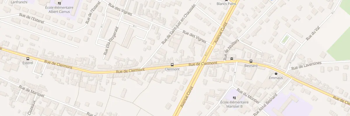 Plan du 183 Rue de Clermont à Beauvais