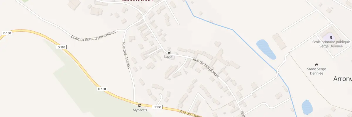 Plan du 31 Rue de Margicourt à Arronville