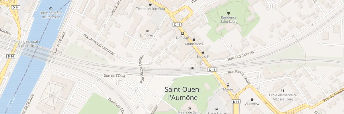 Plan du 7 Rue Armand Lecomte à Saint-Ouen-l’Aumône