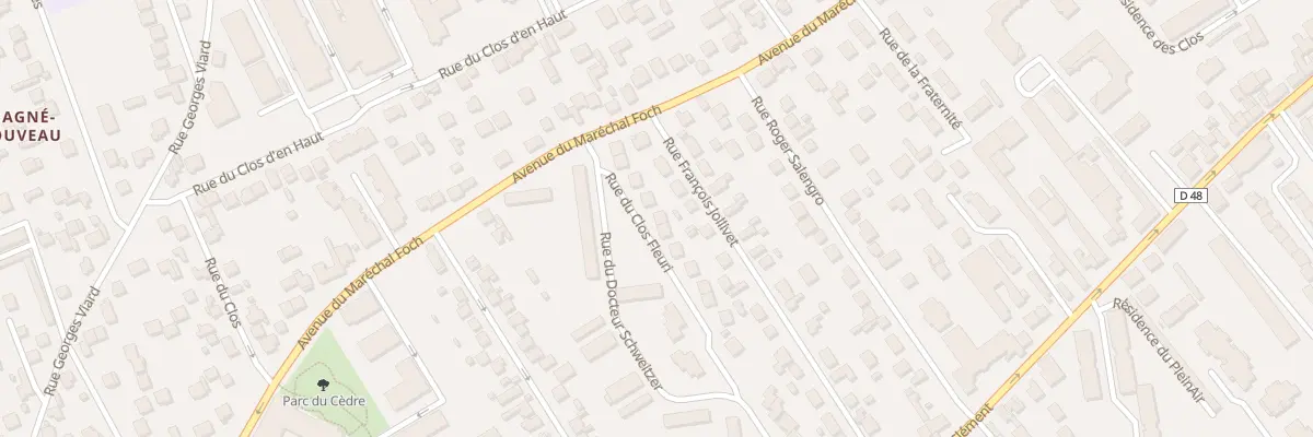 Plan du 10 Rue du Clos Fleuri à Conflans-Sainte-Honorine