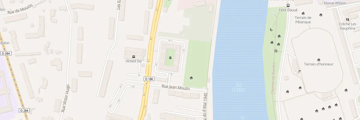 Plan du 13 Av Charles de Gaulle au Pecq