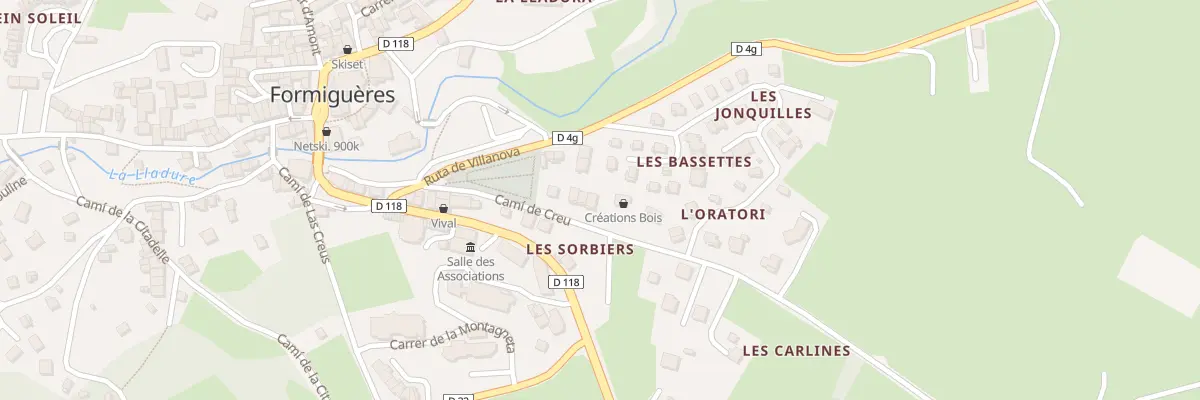 Plan du 7 Cae de Creu à Formiguères