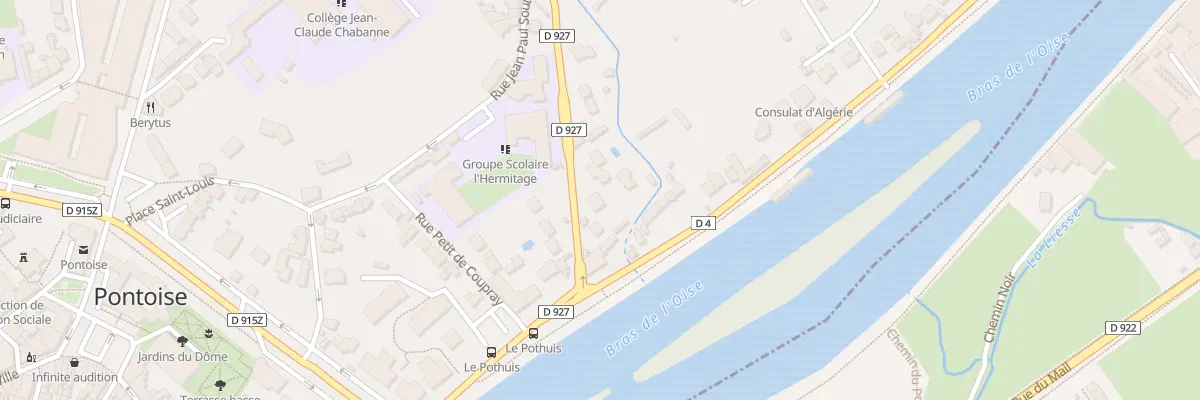 Plan du 4B Rue de l’Hermitage à Pontoise