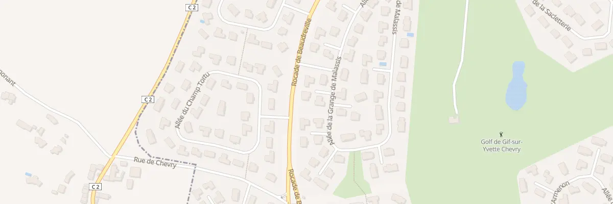 Plan du 6 All de la Grange Malassis à Gif-sur-Yvette