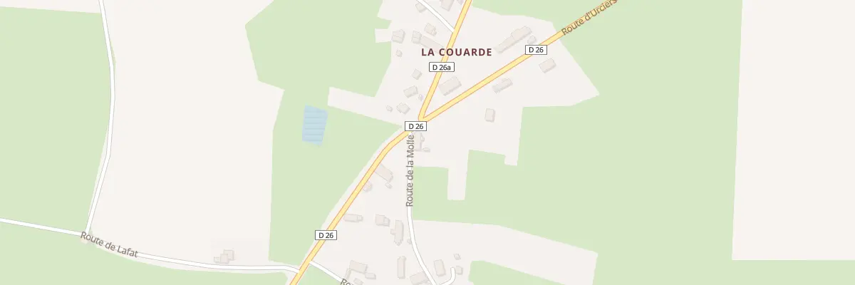 Plan du 8 Rte d’Urciers à Feusines