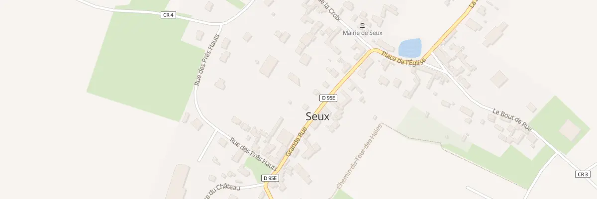 Plan du 16 Gr La Grande Rue à Seux