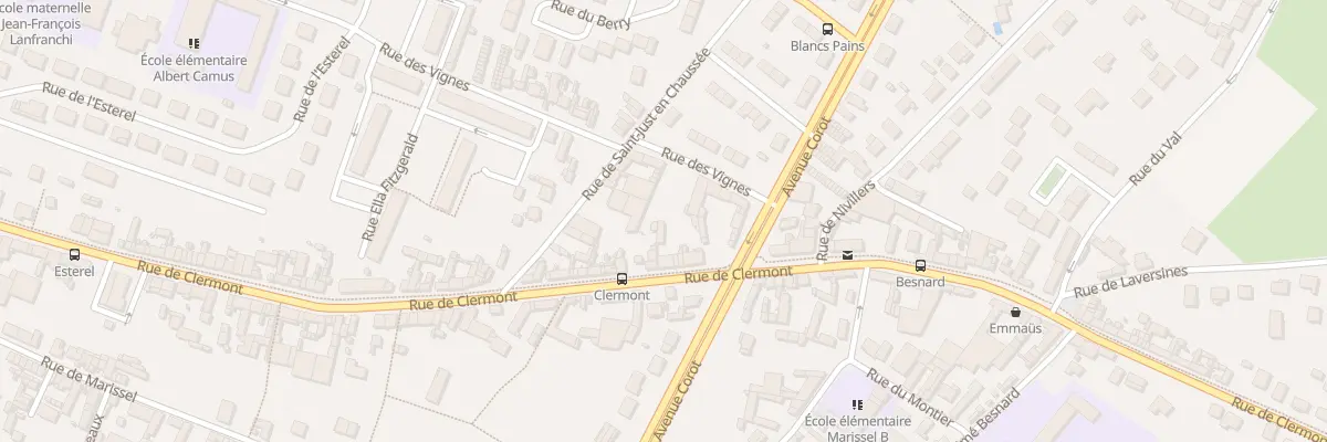 Plan du 187 Rue de Clermont à Beauvais