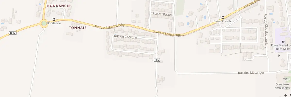 Plan du 43 Rue de Cocagne au Sequestre