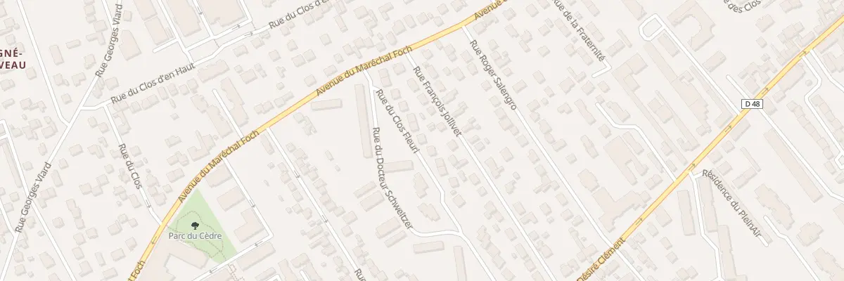 Plan du 14 Rue du Clos Fleuri à Conflans-Sainte-Honorine