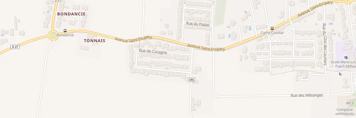 Plan du 5 Rue de Cocagne au Sequestre