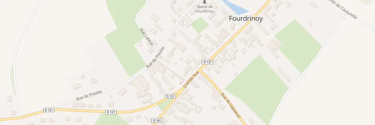 Plan du 16 Gr Grande Rue à Fourdrinoy