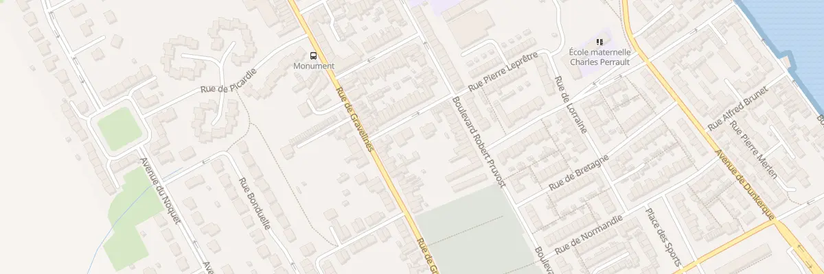 Plan du 5 Rue Abbe Deboudt à Grand-Fort-Philippe