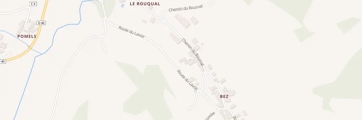 Plan du 5113A Bez à Naussac