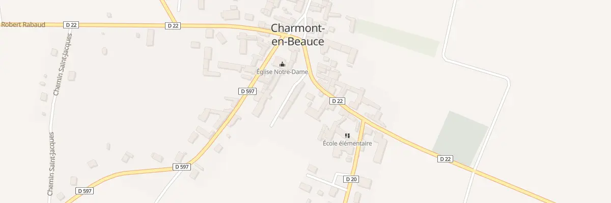 Plan du 13 Rue Robert Rabaud à Charmont-en-Beauce