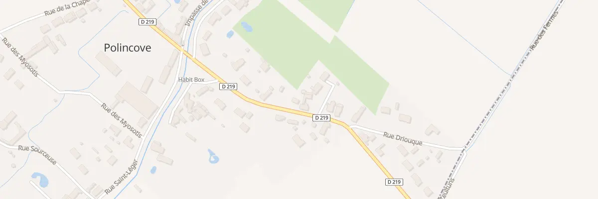 Plan du 183 Rue de Moulle à Polincove