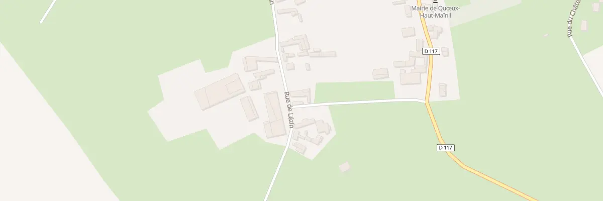 Plan du 325 Rue de Lezin à Quœux-Haut-Maînil
