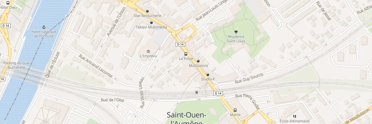 Plan du 1 Rue Armand Lecomte à Saint-Ouen-l’Aumône