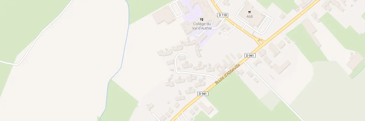 Plan du 14 Res Commune de Paris à Auxi-le-Château