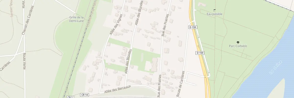 Plan du 63 Rue des Prairies au Pecq