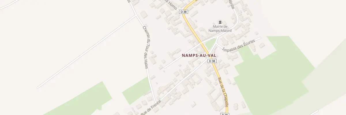Plan du 1 Imp des Abeilles à Namps-Maisnil