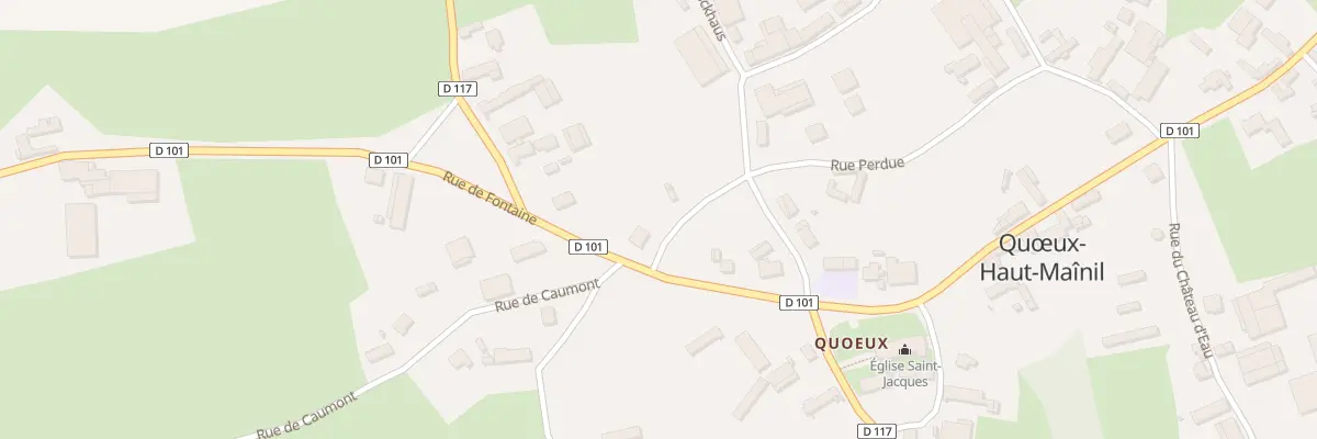 Plan du 380 Rue Perdue à Quœux-Haut-Maînil