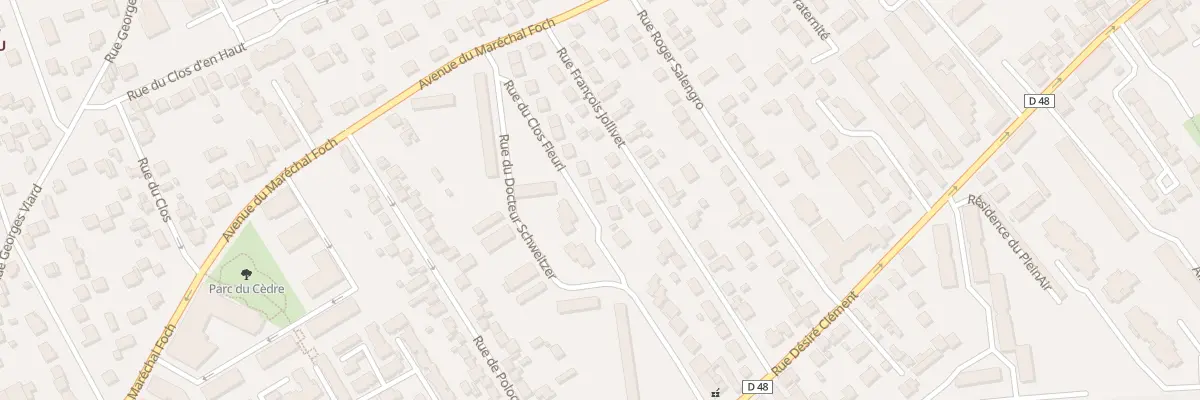 Plan du 20 Rue du Clos Fleuri à Conflans-Sainte-Honorine