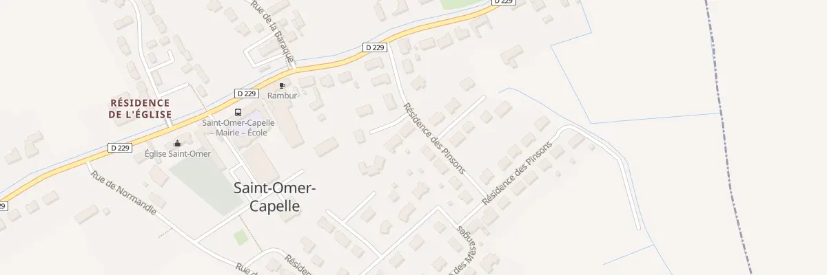 Plan du 6 Res des Pinsons à Saint-Omer-Capelle
