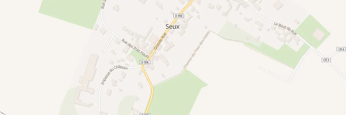Plan du 27 Gr La Grande Rue à Seux