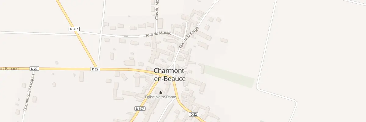 Plan du 8 Rue de la Forge à Charmont-en-Beauce