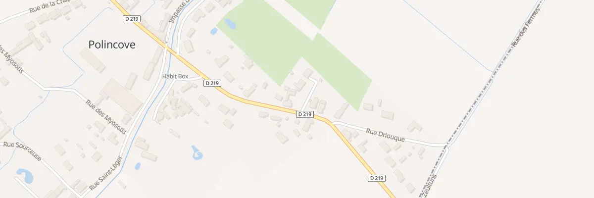 Plan du 203 Rue de Moulle à Polincove