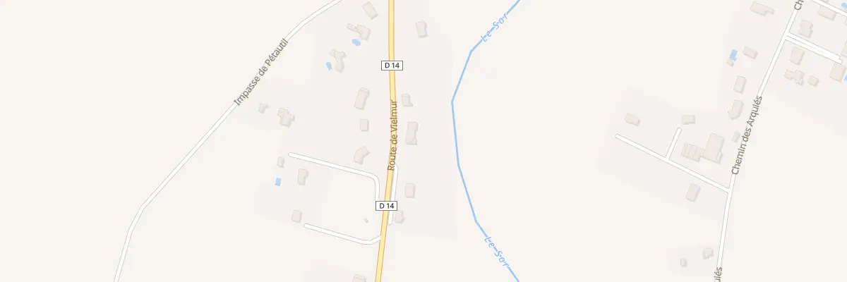Plan du 830 Rte de Vielmur à Sémalens