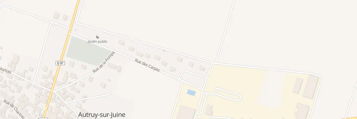 Plan du 15 Rue des Carpes à Autruy-sur-Juine