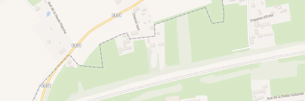 Plan du 26 Che Chemin Vert à Muncq-Nieurlet