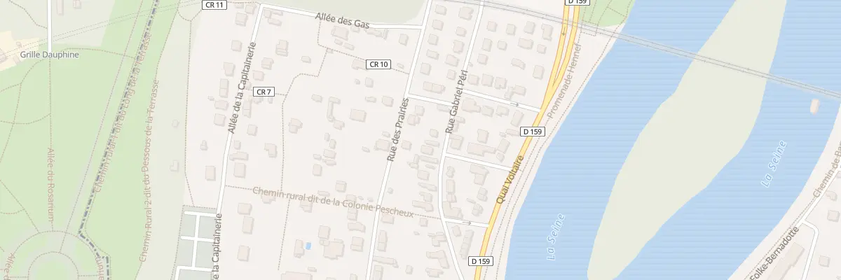Plan du 31 Rue Gabriel Péri au Pecq