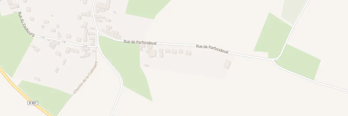 Plan du 16 Rue de Parfondeval à Corbeil-Cerf