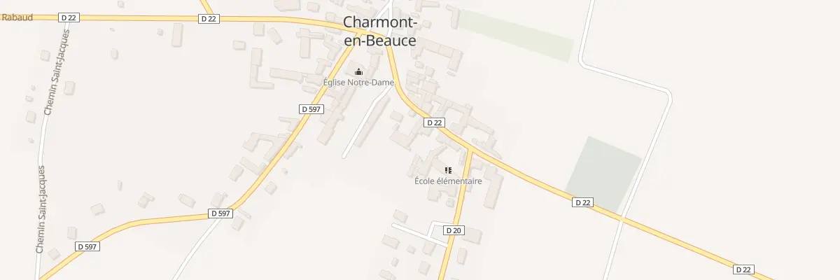 Plan du 9 Rue Robert Rabaud à Charmont-en-Beauce