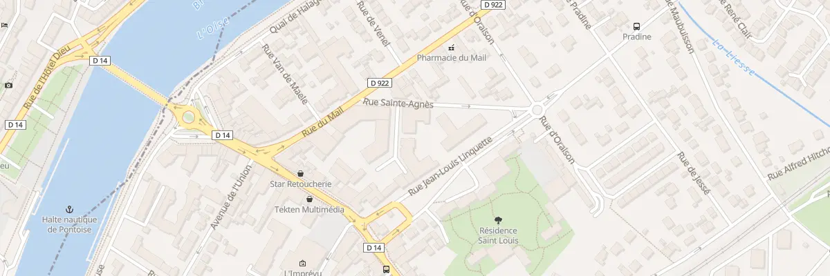Plan du 6B Rue Sainte Agnes à Saint-Ouen-l’Aumône