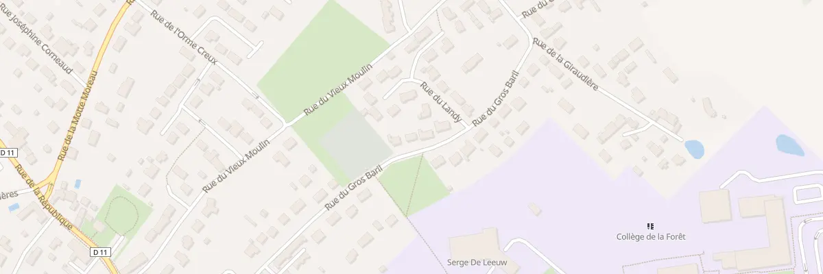 Plan du 337 Rue du Gros Baril à Traînou