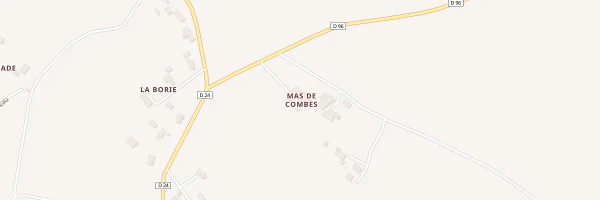 Plan du 5016 Mas de la Combe à Sieurac