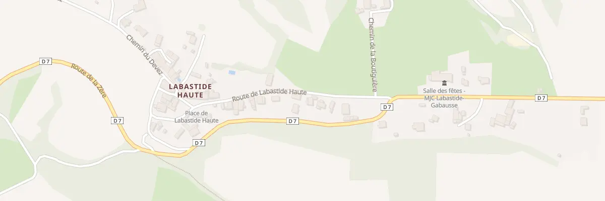 Plan du 135 Rte de Labastide Haute à Labastide-Gabausse