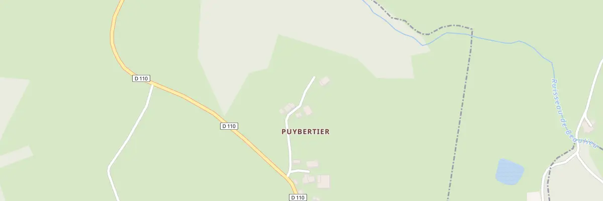 Plan du 5090 Puybertier à Vigoulant