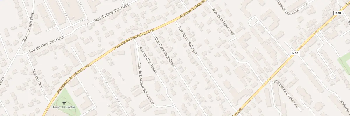 Plan du 22 Rue François Jollivet à Conflans-Sainte-Honorine